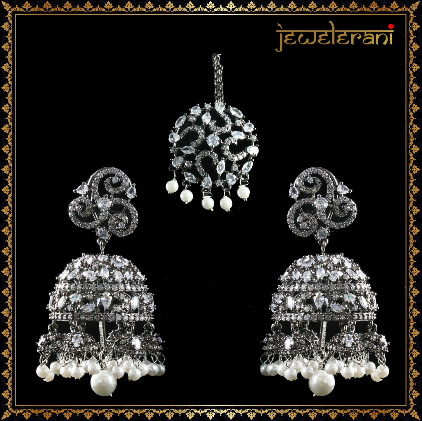 Mala Earring Tikka Set