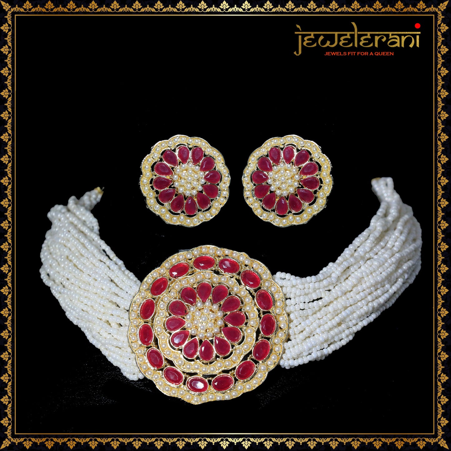 Ishana Set - Red