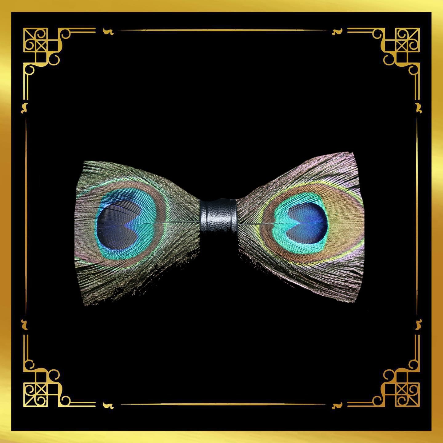 Peacock Bow Tie